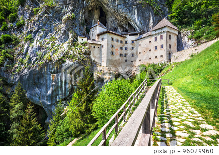 Predjama, Slovenia. Famous largest cave castle in the world 96029960
