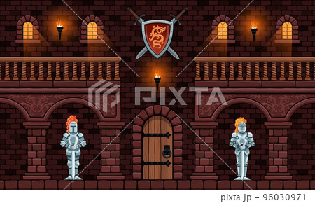 Medieval castle inside Medieval castle inside 96030971