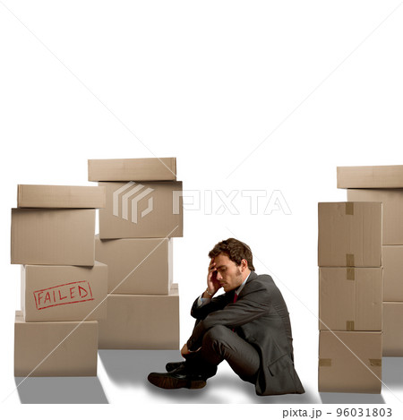 Businessman unemployed 96031803