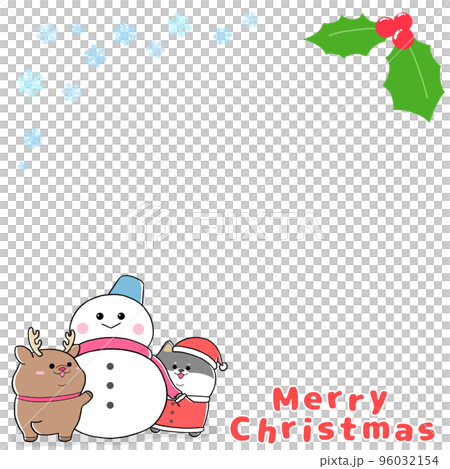 Yurukawa Kuroshiba Santa and Snowman Frame (1:1)② 96032154