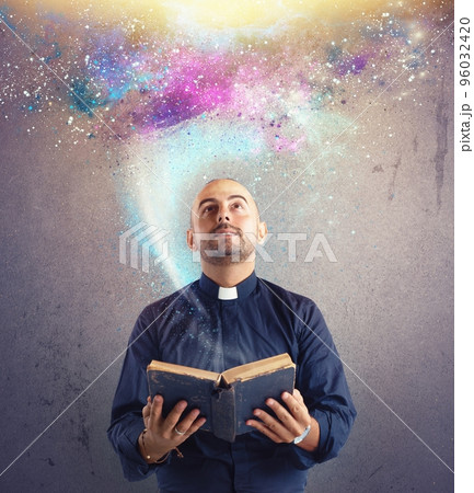 Priest observes universe light 96032420