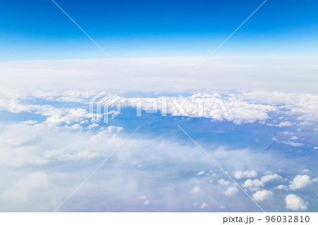飛行機から見た秋の雲 96032810