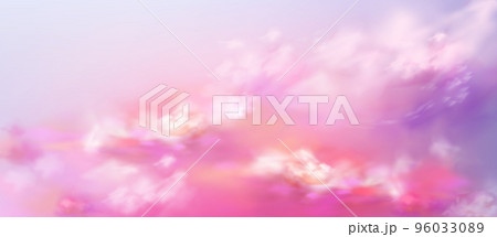 Realistic sky, pink heaven background, sunset 96033089