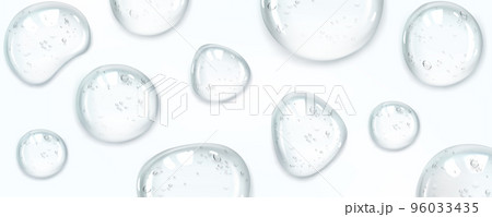 Liquid drops, serum, gel or collagen 3d texture 96033435