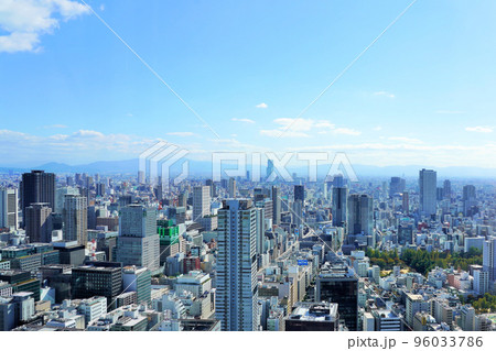 コンラッド大阪(フェスティバルタワー)から見た大阪市街 コンラッド大阪(フェスティバルタワー)から見た大阪市街 96033786