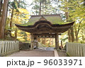大自然の中にある神社の門 96033971
