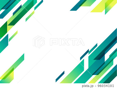 緑色の幾何学パターンの背景素材 緑色の幾何学パターンの背景素材 96034101