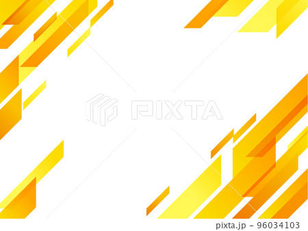 黄色い幾何学パターンの背景素材 96034103