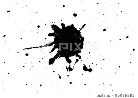 Grunge black droplet splash textured background (Vector). Use for decoration, aging or old layer Grunge black droplet splash textured background (Vector). Use for decoration, aging or old layer 96036985