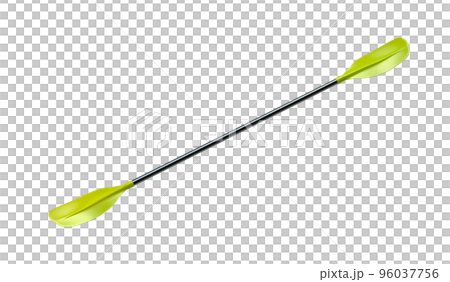 Green kayak paddle 96037756
