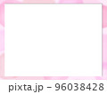 ピンクグラデーションのフレーム 96038428