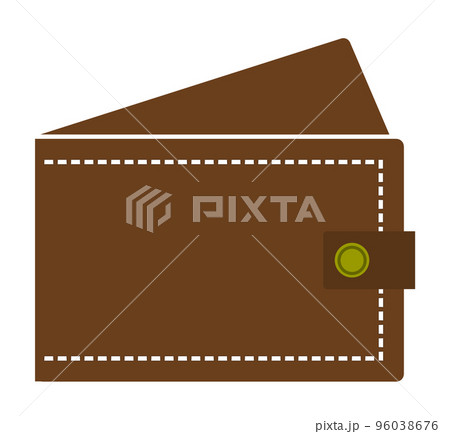 高級感のある革製の財布イラスト 96038676