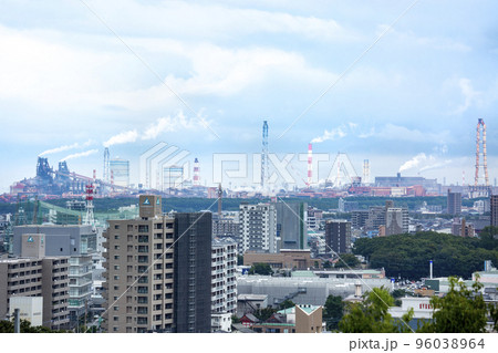 大分市街地と製鉄所 大分市街地と製鉄所 96038964