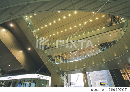 Tourists and local people commute at Osaka Station in Osaka Japan 96040207