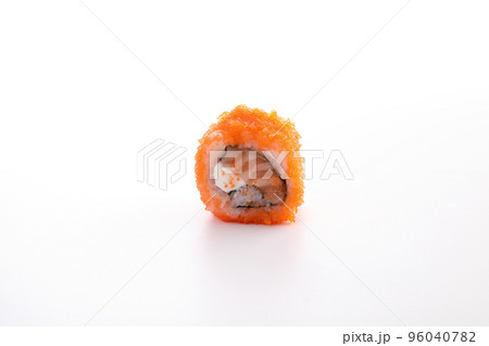 California maki roll sushi japanese food isolated in white background 96040782