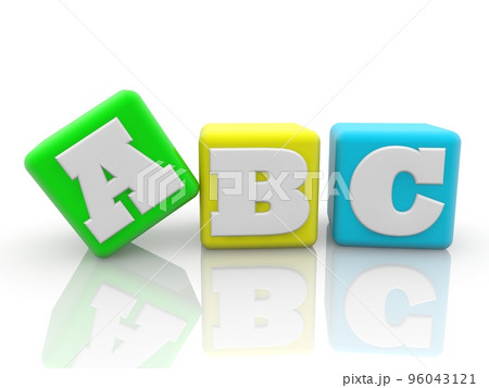 ABC concept on colorful toy blocks ABC concept on colorful toy blocks 96043121