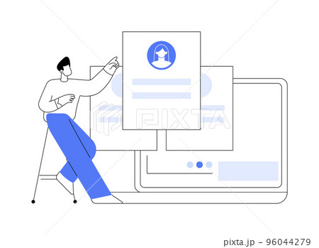 Candidates abstract concept vector illustration. 96044279