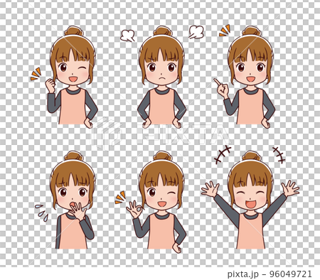 働く人々　職業のイラスト 96049721