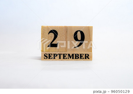 日付　ブロック　暦　9月29日 96050129