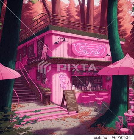 森の中のカフェ 森の中のカフェ 96050686
