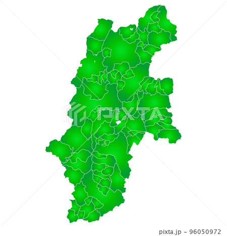 長野県と市町村地図