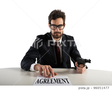 Boss forces you to sign an agreement 96051477