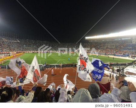 サッカーの応援 サッカーの応援 96051491