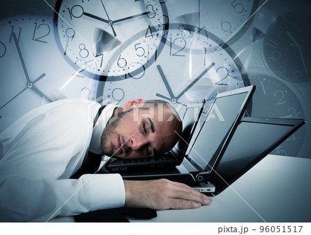 Businessman tired from overwork 96051517