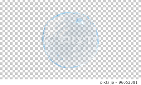 球体にたまる水の画像素材。背景透過（PNG） 96052381