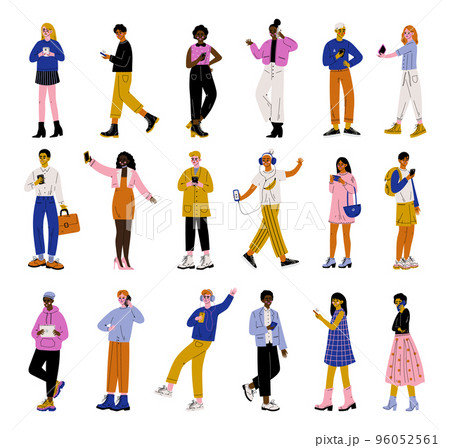 Woman Character Cooking at Home Standing at Table Pouring Oil on Frying Pan Vector Illustration Woman Character Cooking at Home Standing at Table Pouring Oil on Frying Pan Vector Illustration 96052561