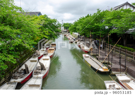 柳川のどんこ船と水路 96053185