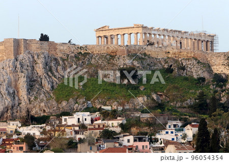 Acropolis in the city of Athens the capital of Greece. Acropolis in the city of Athens the capital of Greece. 96054354