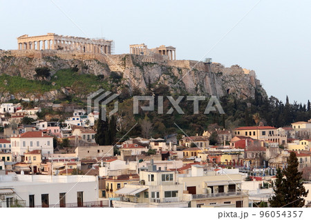 Acropolis in the city of Athens the capital of Greece. Acropolis in the city of Athens the capital of Greece. 96054357