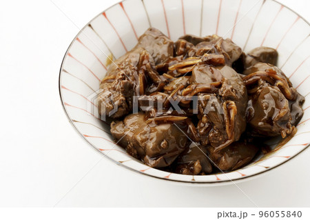 鶏レバーの甘辛煮 96055840