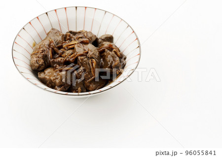 鶏レバーの甘辛煮 96055841
