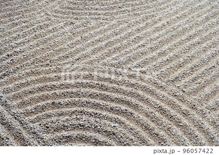 枯山水の模様 96057422