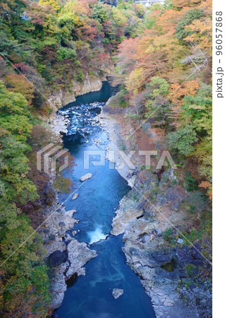 八ッ場ダム渓谷の紅葉 八ッ場ダム渓谷の紅葉 96057868