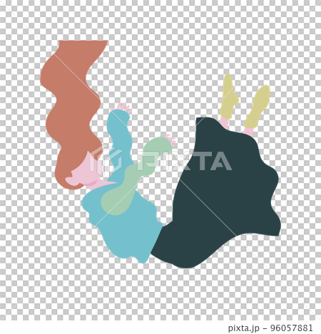 放鬆 潛水 無背景 虛弱 冥想 休息 96057881