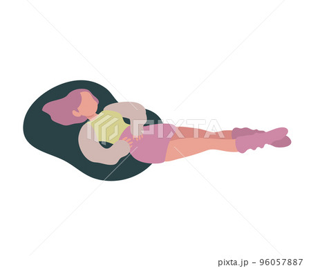 心を落ち着かせてリラックス 背景無し 休息 睡眠 心を落ち着かせてリラックス 背景無し 休息 睡眠 96057887