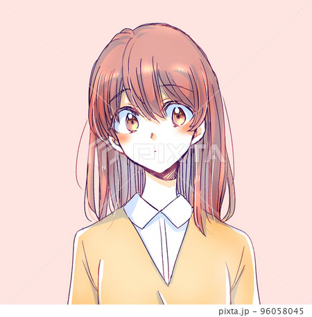 きょとんとした女子学生 96058045