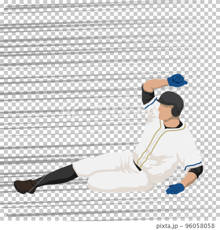 滑動棒球運動員 2 的插圖 96058058