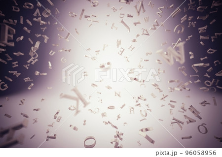 Background of letters 96058956