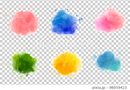 水彩多彩飛濺紋理 96059423