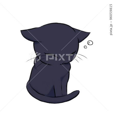 うたた寝する黒猫 うたた寝する黒猫 96059815