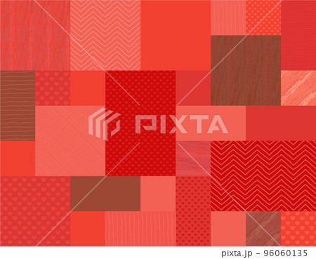 背景素材 手書き風  バレンタインデー ハート 赤色 96060135