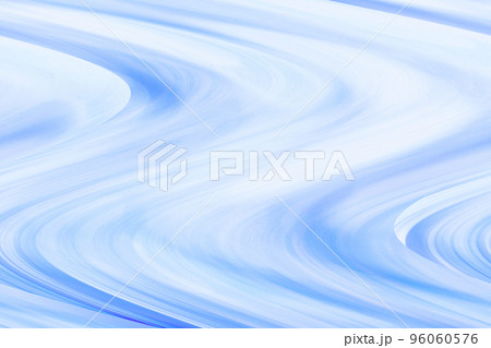 クリーンエネルギー、青色の光、水が流れるイメージ、環境にやさしい色、透き通る光、地球にやさしい色、 96060576
