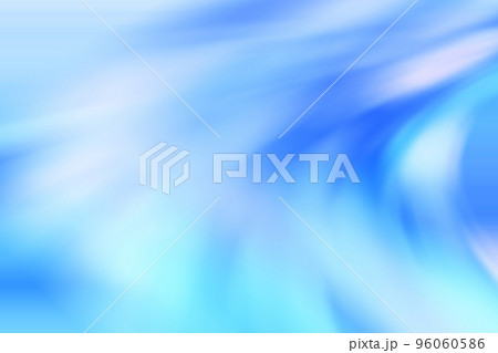クリーンエネルギー、青色の光、水が流れるイメージ、環境にやさしい色、透き通る光、地球にやさしい色、 96060586