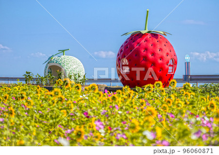フルーツバス停 イチゴとメロンのバス停【長崎県諫早市小長井町】 フルーツバス停 イチゴとメロンのバス停【長崎県諫早市小長井町】 96060871
