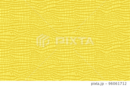 Abstract modern crocodile leather seamless pattern. Animals trendy background. Yellow decorative vector illustration for print, fabric, textile. Modern ornament of stylized alligator skin Abstract modern crocodile leather seamless pattern. Animals trendy background. Yellow decorative vector illustration for print, fabric, textile. Modern ornament of stylized alligator skin 96061712