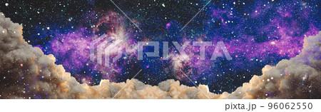 Night sky with clouds and stars.Fantasy in high resolution ideal for wallpaper. Elements of this image furnished by NASA Night sky with clouds and stars.Fantasy in high resolution ideal for wallpaper. Elements of this image furnished by NASA 96062550